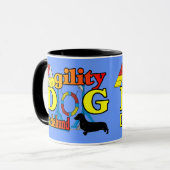 Dachshund_Agility Gifts Mok (Voorkant links)