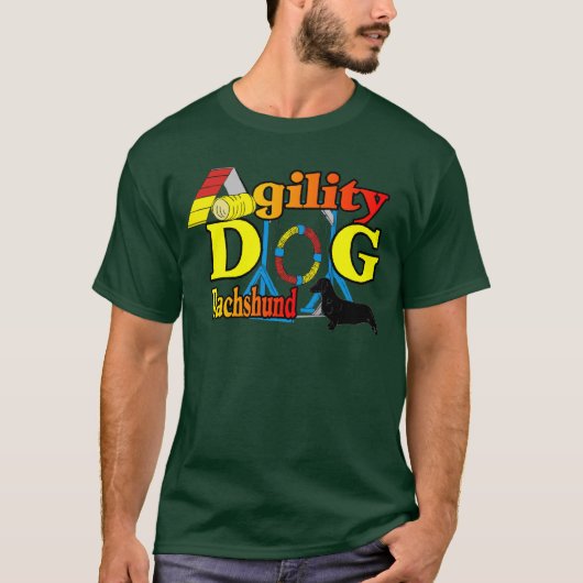 Dachshund_Agility Gifts T-shirt (Voorkant)
