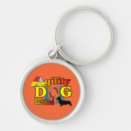 Dachshund_Agility Sleutelhanger