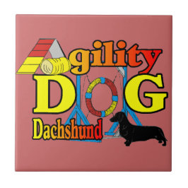 Dachshund_Agility Tegeltje