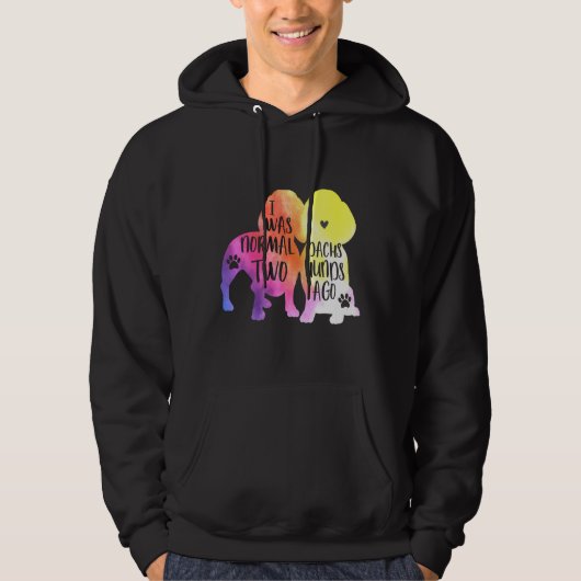 Dachshund Ago Cute Mama Hoodie (Voorkant)