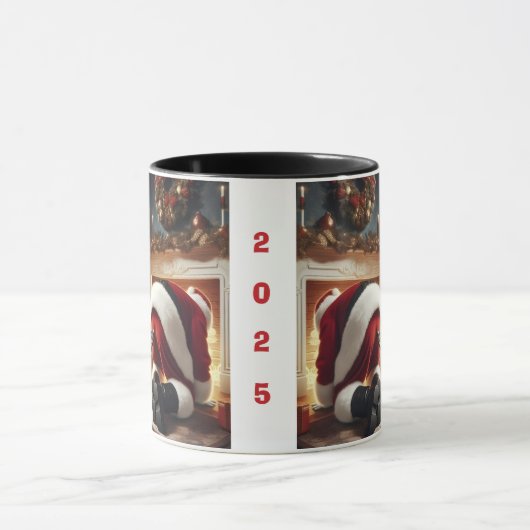 Dachshund and Santa  Mok (Midden)