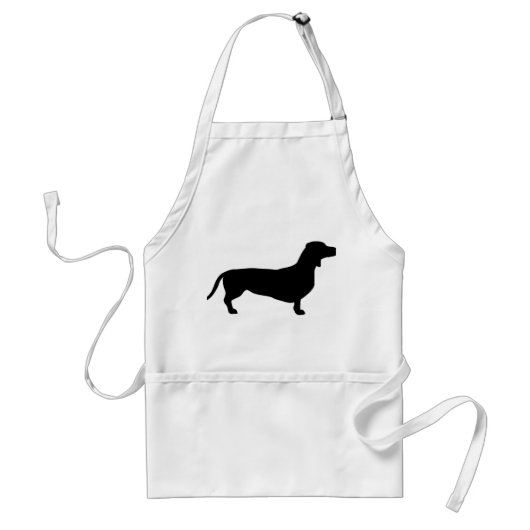 Dachshund Apron Standaard Schort (Voorkant)