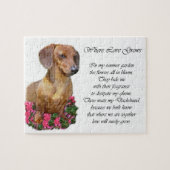 Dachshund Art Gifts Legpuzzel (Horizontaal)