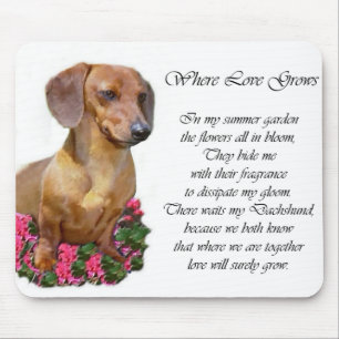 Dachshund Art Gifts Muismat