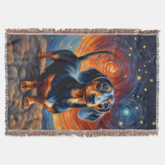 Dachshund Artsy Deken (Voorkant)