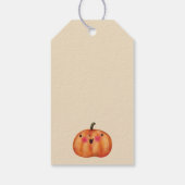 Dachshund AutumnHalloween Herfst Cadeaulabel (Achterkant)