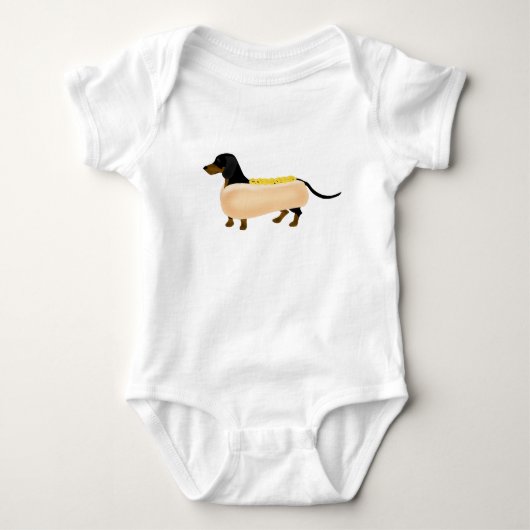 Dachshund Baby Bodysuit (Voorkant)