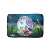 Dachshund Baby Mermaid Bath Mat (Voorkant)