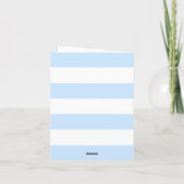 Dachshund Baby shower Boy Invitation Bedankkaart (Achterkant)