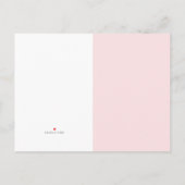 Dachshund Baby shower Invitation Briefkaart (Achterkant)