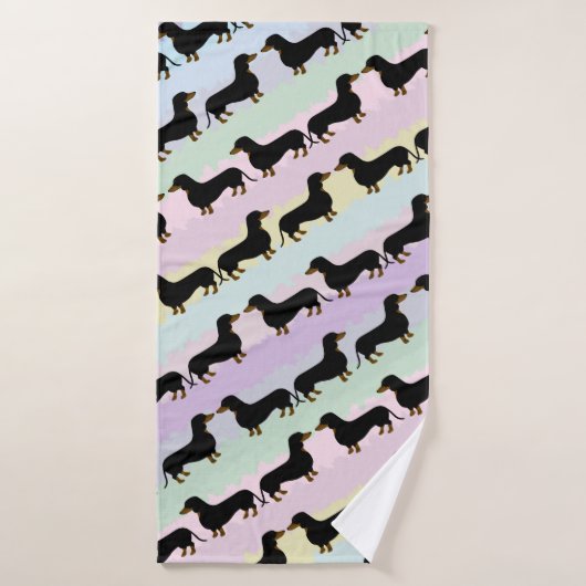Dachshund badhanddoek (Badhanddoek)