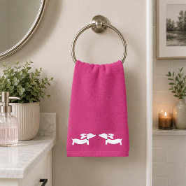 Dachshund Badhanddoekenset | 3-delig Doxie-bad Bad Handdoek