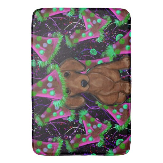 Dachshund Badmat (Voorkant Verticaal)
