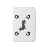 Dachshund Badmat (Voorkant Verticaal)