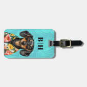 Dachshund bagage labels (Voorkant horizontaal)