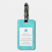 Dachshund bagage labels (Achterkant verticaal)