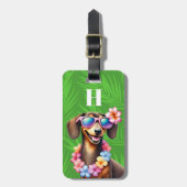Dachshund bagage labels (Voorkant verticaal)