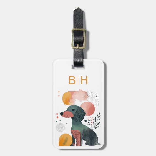 Dachshund bagage labels (Voorkant verticaal)