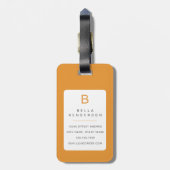 Dachshund bagage labels (Achterkant verticaal)
