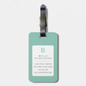 Dachshund bagage labels (Achterkant verticaal)