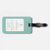 Dachshund bagage labels (Achterkant horizontaal)