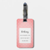 Dachshund Bagage Labels (Achterkant verticaal)