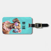Dachshund bagage labels (Voorkant horizontaal)