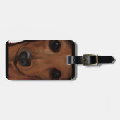 DACHSHUND BAGAGELABEL (Voorkant horizontaal)