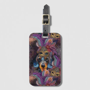 Dachshund Bagagelabel