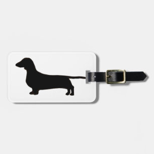 dachshund bagagelabel