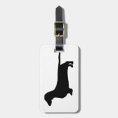 dachshund bagagelabel (Voorkant verticaal)