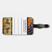 Dachshund-Bagagelabel Bagagelabel (Achterkant horizontaal)