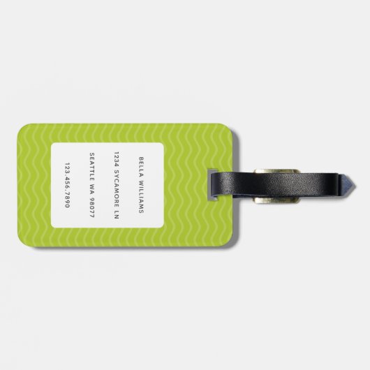 Dachshund Bagagelabels (Achterkant horizontaal)