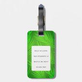 Dachshund Bagagelabels (Achterkant verticaal)