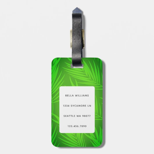 Dachshund Bagagelabels (Achterkant verticaal)