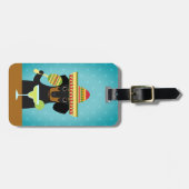 Dachshund Bagagelabels (Voorkant horizontaal)