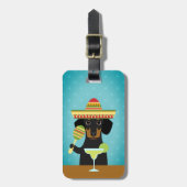 Dachshund Bagagelabels (Voorkant verticaal)