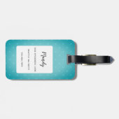 Dachshund Bagagelabels (Achterkant horizontaal)