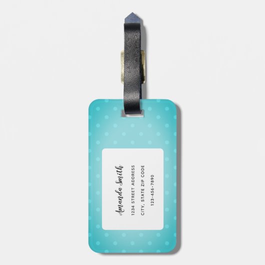 Dachshund Bagagelabels (Achterkant verticaal)