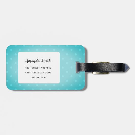 Dachshund Bagagelabels (Achterkant horizontaal)