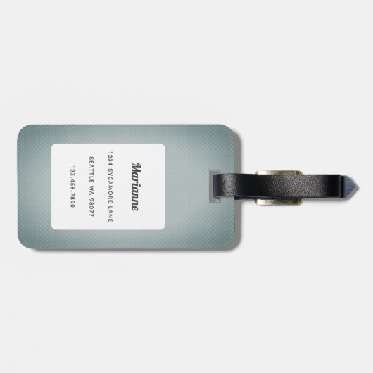 Dachshund Bagagelabels (Achterkant horizontaal)