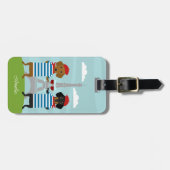 Dachshund Bagagelabels (Voorkant horizontaal)