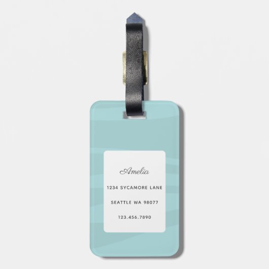 Dachshund Bagagelabels (Achterkant verticaal)