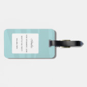 Dachshund Bagagelabels (Achterkant horizontaal)