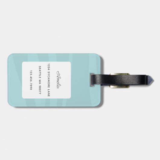 Dachshund Bagagelabels (Achterkant horizontaal)