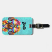 Dachshund Bagagelabels (Voorkant horizontaal)