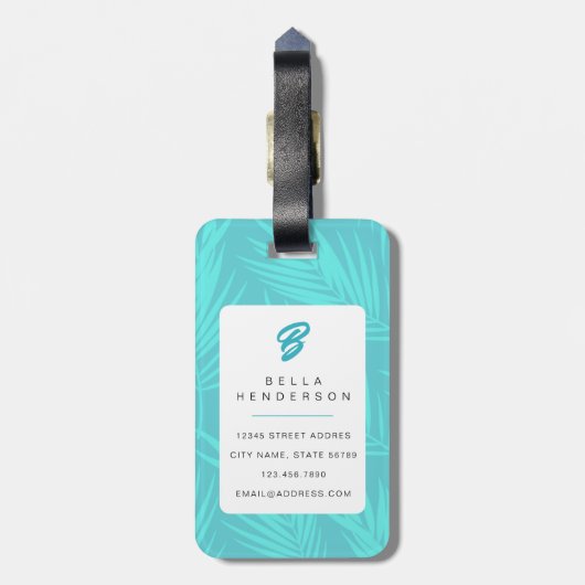 Dachshund Bagagelabels (Achterkant verticaal)