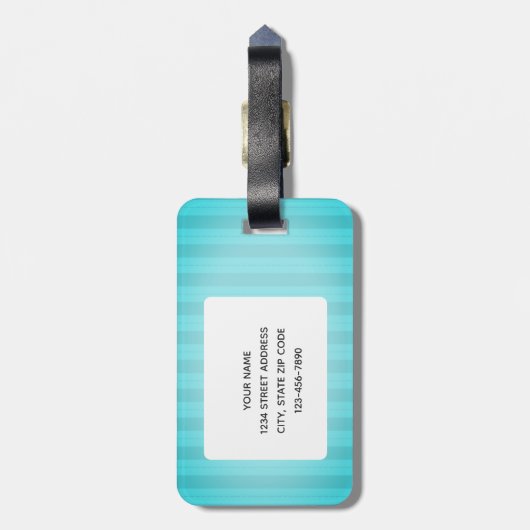 Dachshund Bagagelabels (Achterkant verticaal)