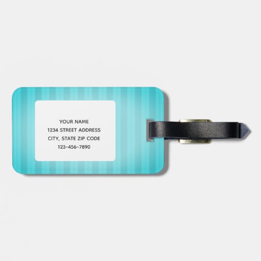 Dachshund Bagagelabels (Achterkant horizontaal)